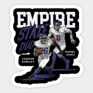 Saquon Barkley & Daniel Jones New York G Empire State Duo Sticker